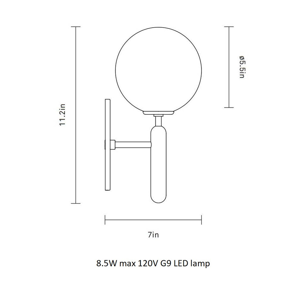 Miira Hard-Wired Wall Sconce