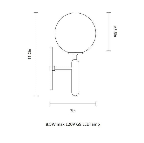 Miira Hard-Wired Wall Sconce