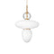 Rizzatto Geometric Pendant Light  option Satin Brass