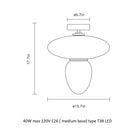 Rizzatto Semi Flush Mount