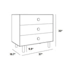 Moss 3-Drawer Dresser