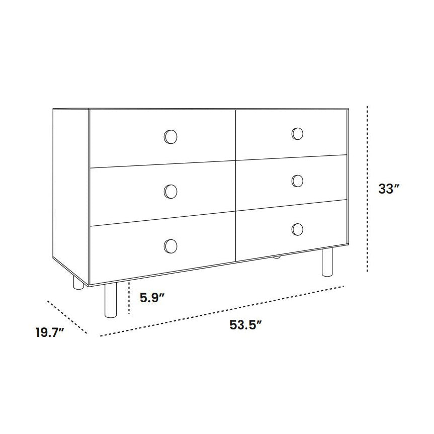 Dot 6-Drawer Dresser