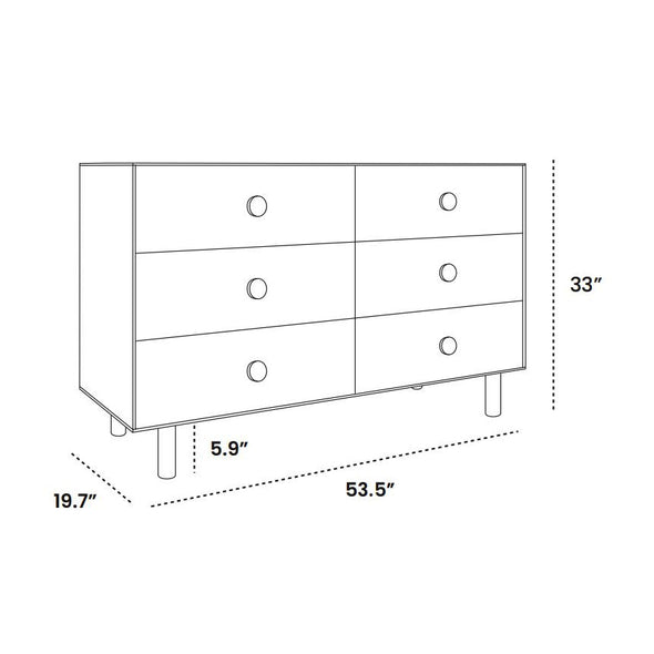 Moss 6-Drawer Dresser