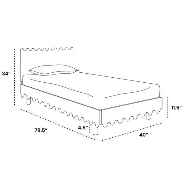 Moss Twin Bed