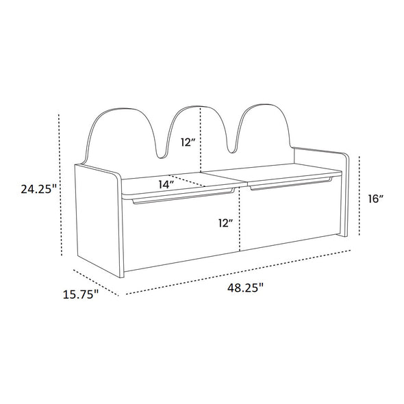Camel Storage Bench