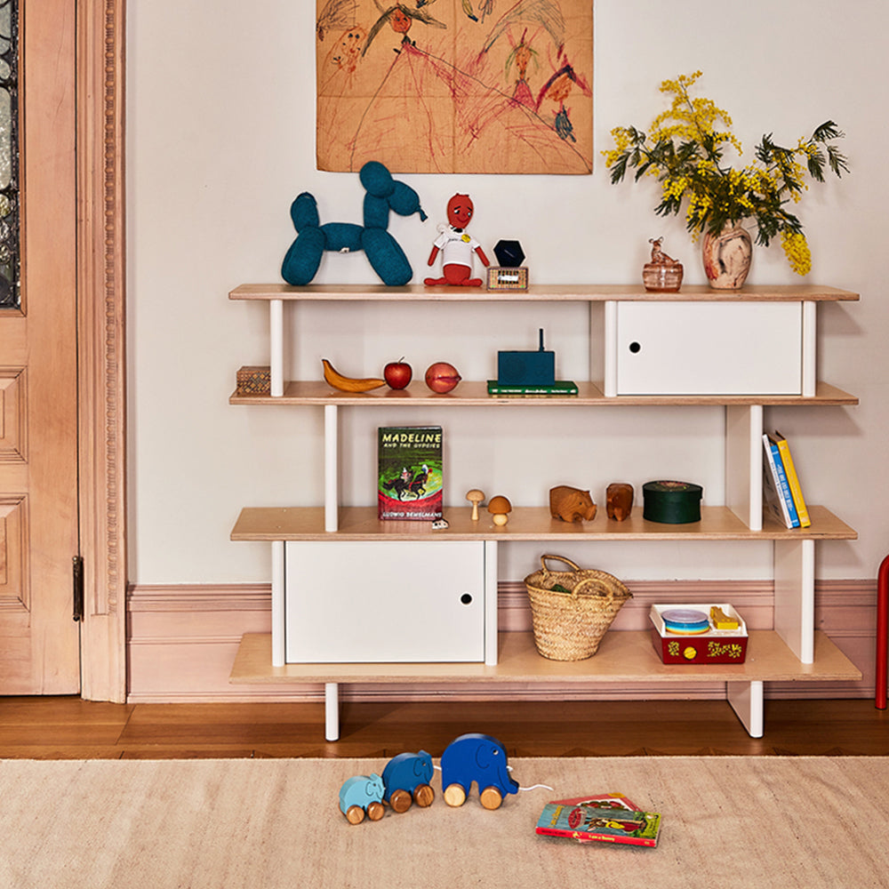 テーブル・チェア・ハンモック ON-U LIFE MY ON MINI FOLDNG SHELF Oeuf Mini Library - 2Modern