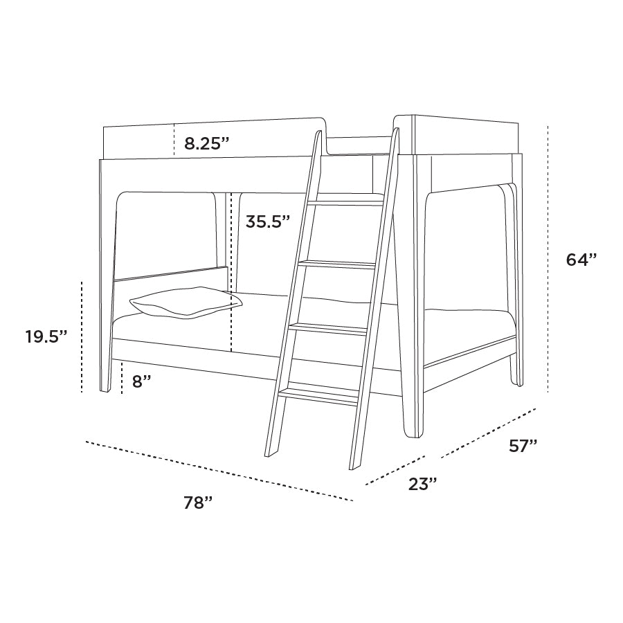 Perch Full Bunk Bed