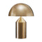 Atollo Table Lamp  option Metal / Satin Gold