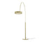 Berlin Outdoor Arched Floor Lamp  option Ivory
