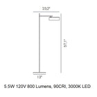 Berlin Outdoor Floor Lamp