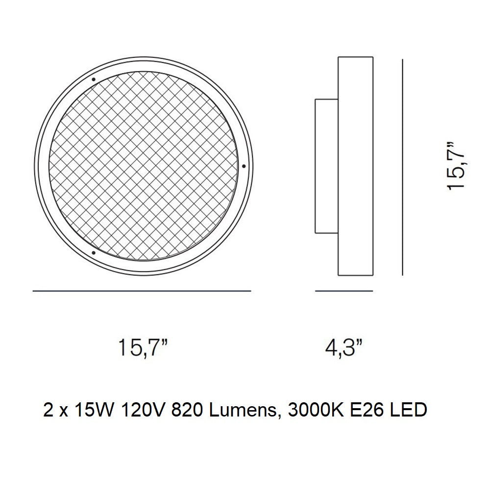 Berlin Wall / Ceiling Light
