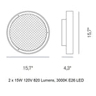 Berlin Wall / Ceiling Light