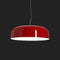 Canopy Pendant Light  option Red Outside / Lacquered White Inside
