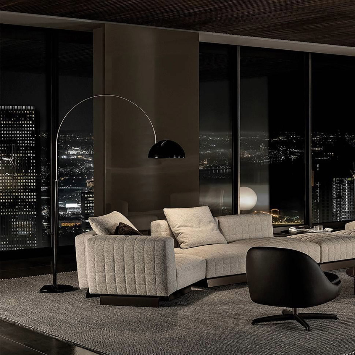 OLUCE Coupe Arched Floor Lamp - 2Modern