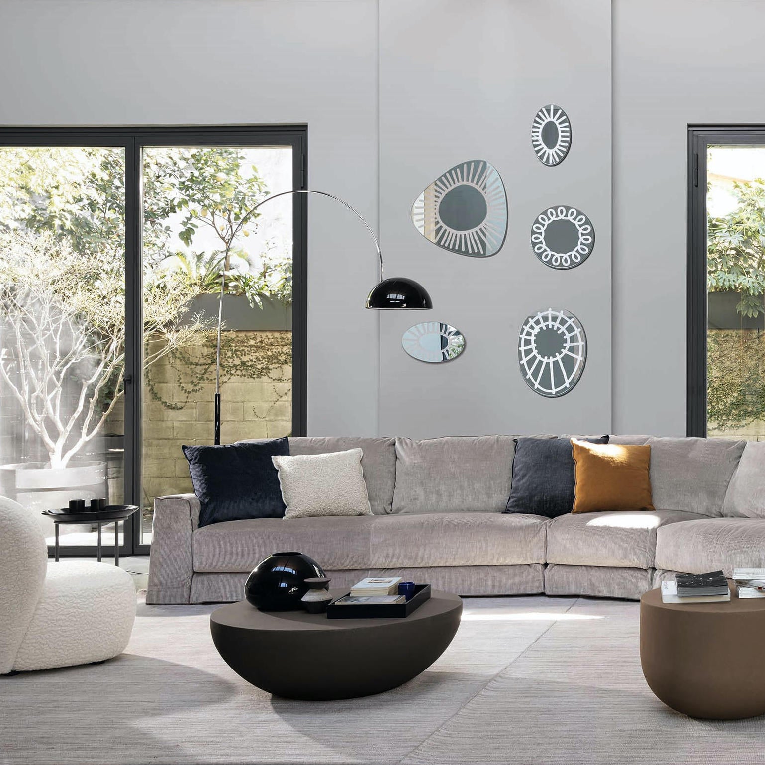 OLUCE Coupe Arched Floor Lamp - 2Modern