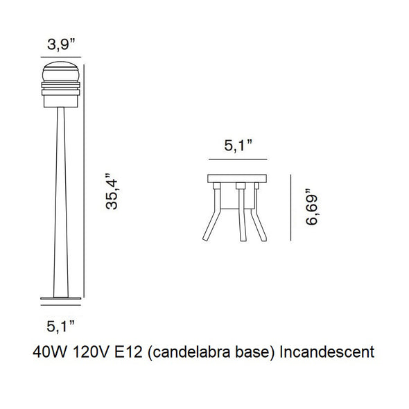 Fresnel Floor Lamp
