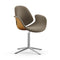 Council Front Upholstered Swivel Conference Chair  option Re-Wool 218