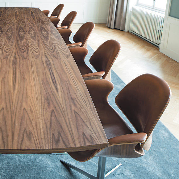 Onecollection Onecollection Council Front Upholstered Swivel Conference Chair - 2Modern