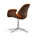 Council Front Upholstered Swivel Lounge Chair