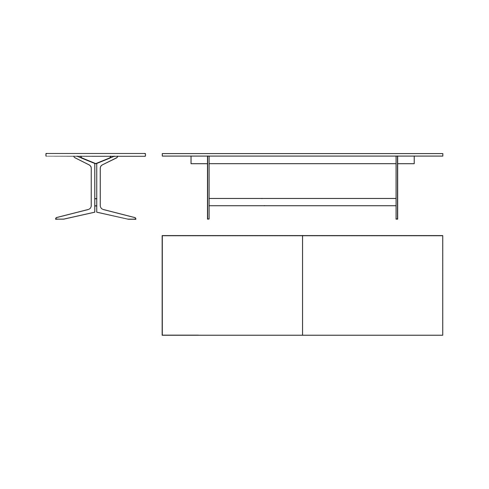 Onecollection Council Rectangular Conference Table - 2Modern