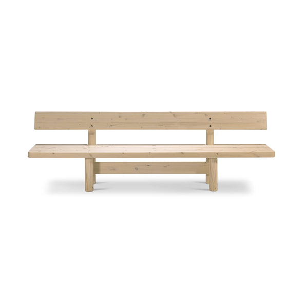 Nordso Bench with Backrest