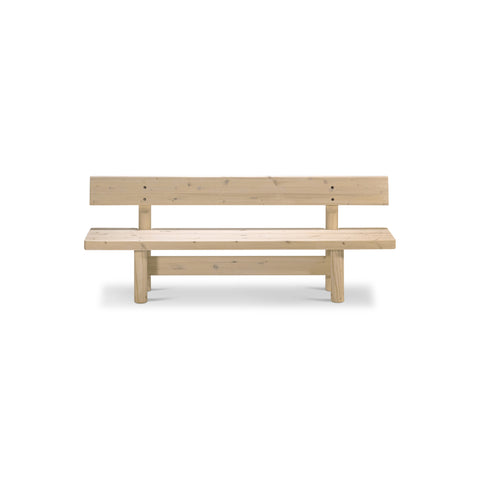 Nordso Bench with Backrest