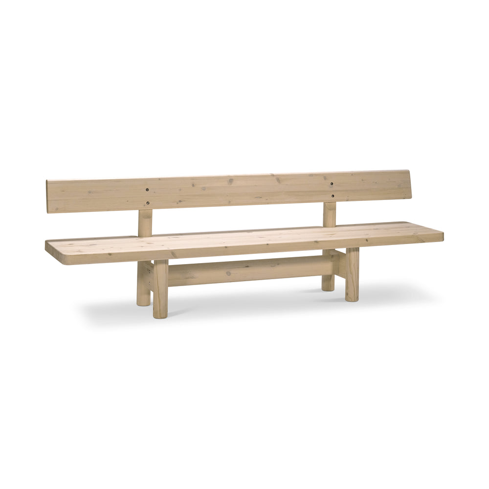 Nordso Bench with Backrest