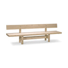 Nordso Bench with Backrest