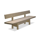 Nordso Bench with Backrest