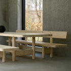 Nordso Bench with Backrest