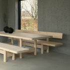 Nordso Bench with Backrest