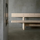 Nordso Bench with Backrest