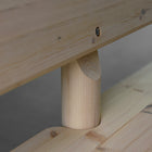 Nordso Bench with Backrest