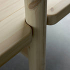Nordso Bench with Backrest