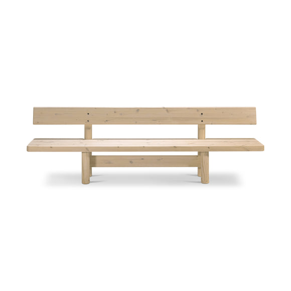 Nordso Bench with Backrest