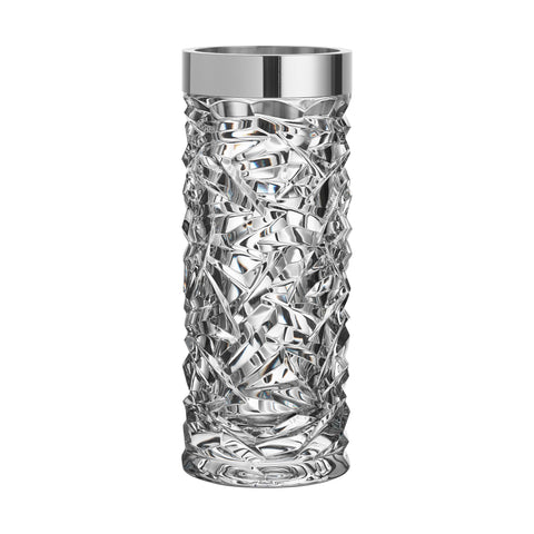 Carat Vase with Stainless Steel Rim