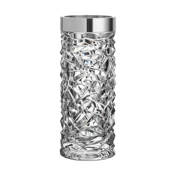 Carat Vase with Stainless Steel Rim
