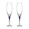 Intermezzo Flute Glass  option Blue