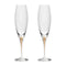 Intermezzo Flute Glass  option Gold