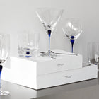 Intermezzo Blue Martini Glass