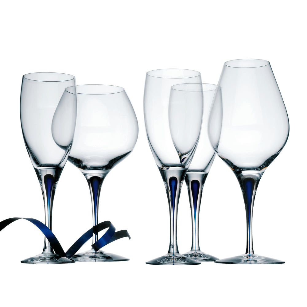 Intermezzo Blue White Wine Glass