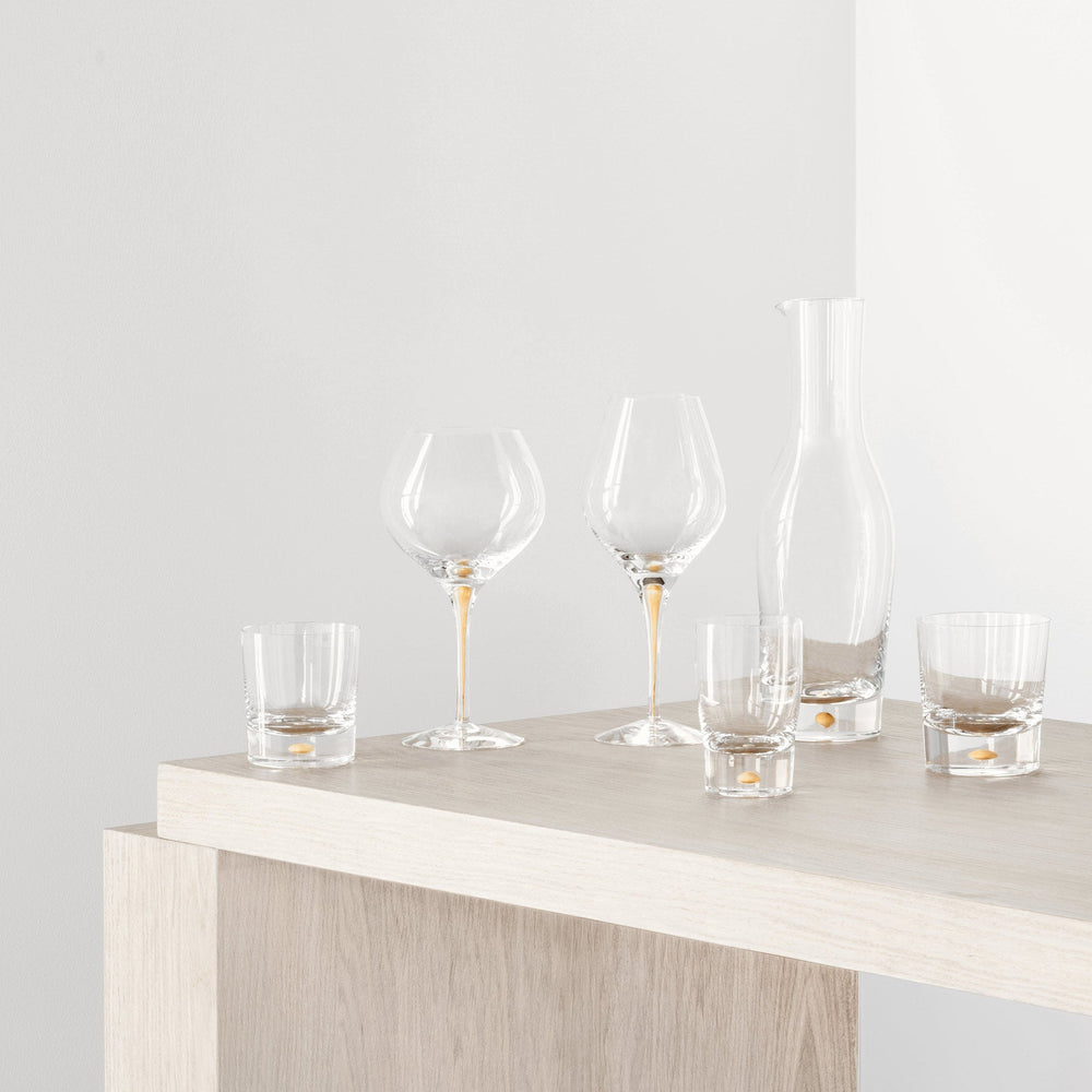 Intermezzo Gold Old Fashioned Glass (Set of 2)