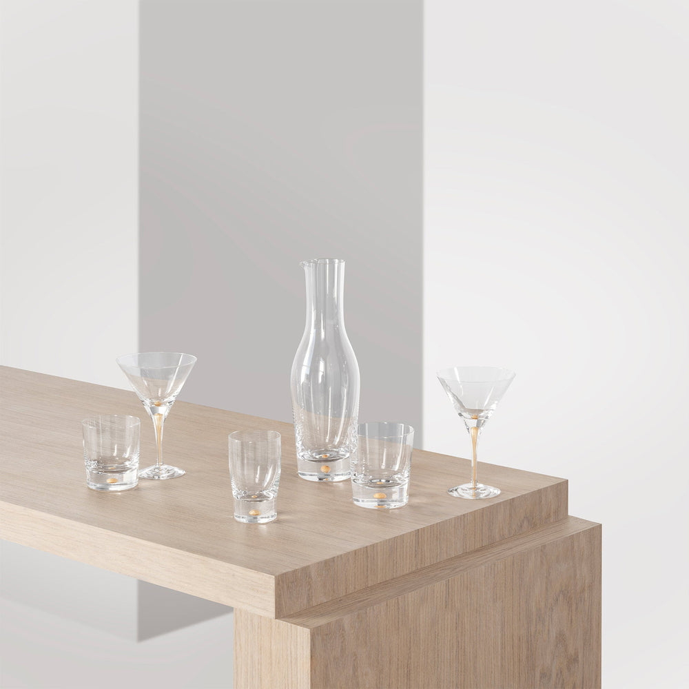 Intermezzo Gold Old Fashioned Glass (Set of 2)