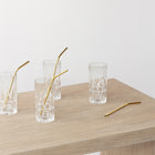 Set of 8 Peak Straws with Cleaning Brush