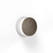 Totem Puck Wall Sconce  option Grey / Walnut