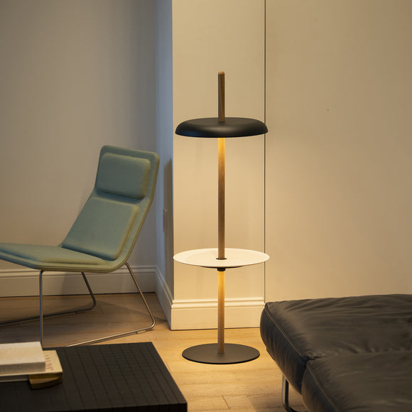 Nivel LED Portable Floor Lamp with Tray