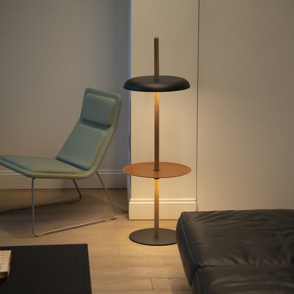 Nivel LED Portable Floor Lamp with Tray