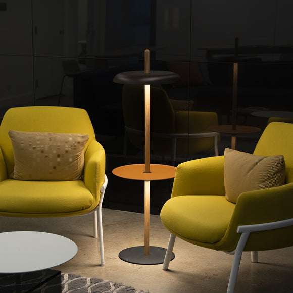 Pablo Nivel LED Portable Floor Lamp with Tray - 2Modern