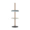 Nivel LED Portable Floor Lamp with Tray  option Walnut