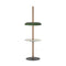 Nivel LED Portable Floor Lamp with Tray  option Forest Green
